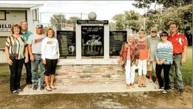 Family of the Late Donald G. Kruger Uses Memorial Monies for Tushla Baseball Field Sign