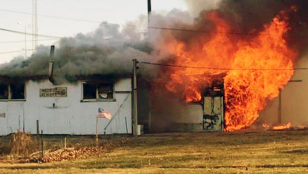 Fire Destroys Auburn Garage