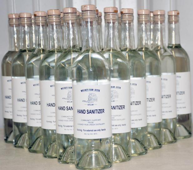 WRC Winery and Distillery Temporarily Adds Hand Sanitizer to Its Product Line