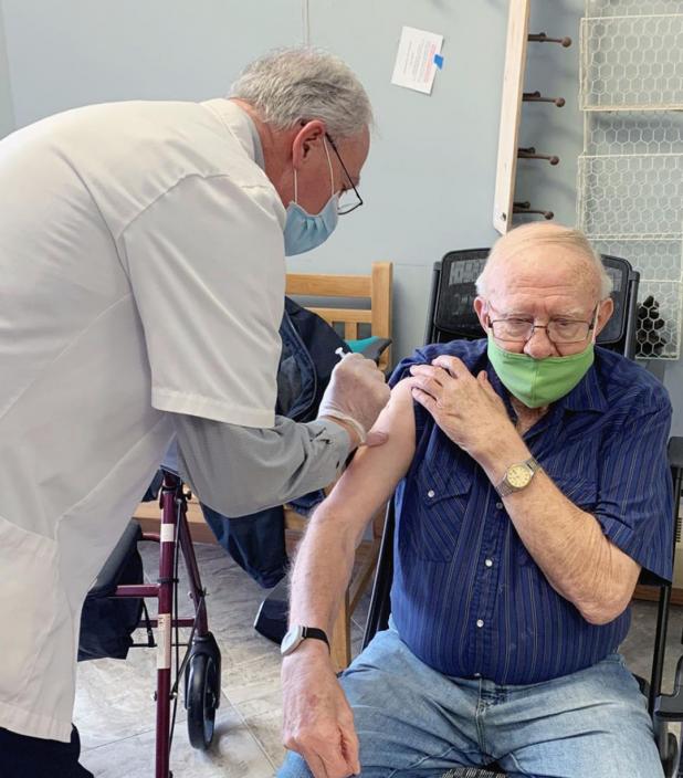 GSS-Auburn and Longs Creek Village Residents, Staff Given COVID-19 Vaccine