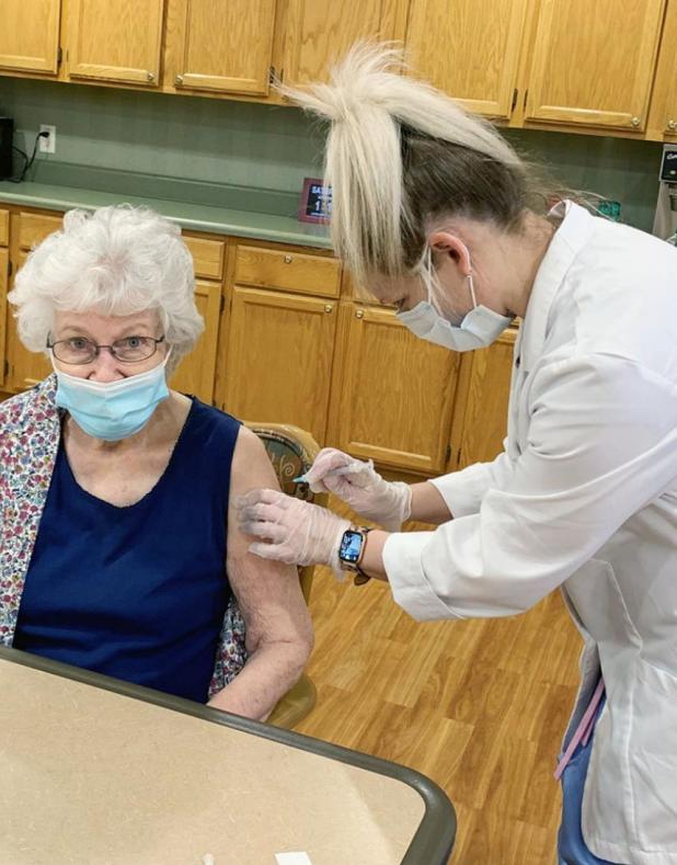 GSS-Auburn and Longs Creek Village Residents, Staff Given COVID-19 Vaccine