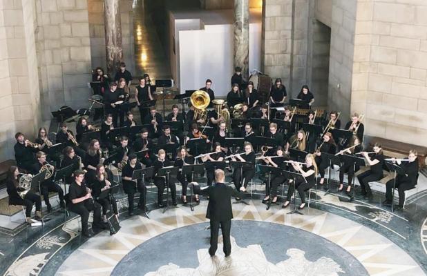 AHS Symphonic Band Plays At Nebraska State Capitol