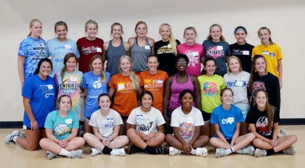 Peru State Hosted Three Volleyball Camps