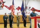 Sergeant Douglass Hoff Leads Veterans Day Program at Johnson-Brock Public School