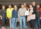 Arbor Day Observed With Tree Planting, Book Given to Auburn Memorial Library